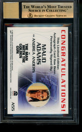 2003 Women of James Bond Autograph Maud Adams Octopussy LE SP Auto BGS 9.5/10